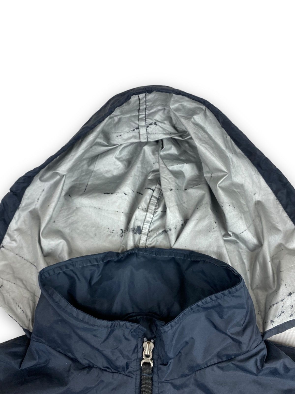 Emporio Armani × Giorgio Armani × Vintage Vintage Armani Jeans Nylon Y2K Jacket Bomber Size US L / EU 52-54 / 3 - 3 Thumbnail