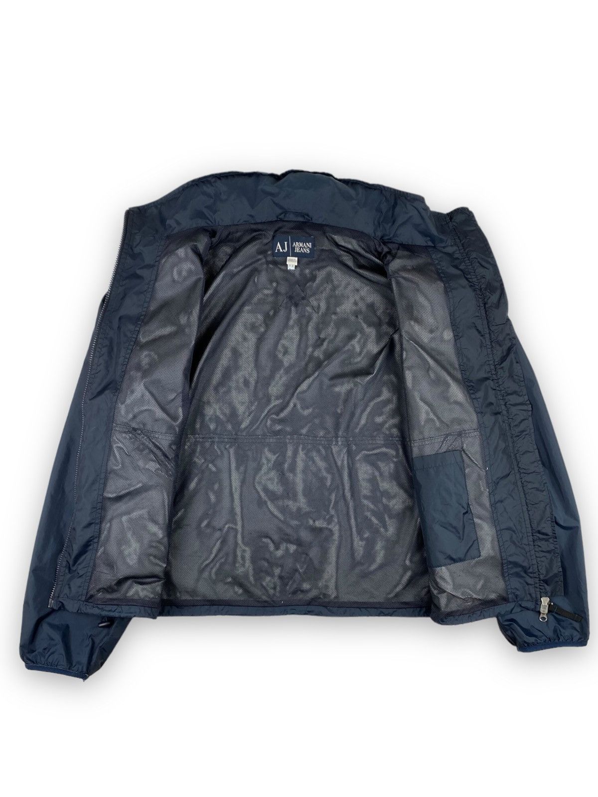Emporio Armani × Giorgio Armani × Vintage Vintage Armani Jeans Nylon Y2K Jacket Bomber Size US L / EU 52-54 / 3 - 10 Thumbnail