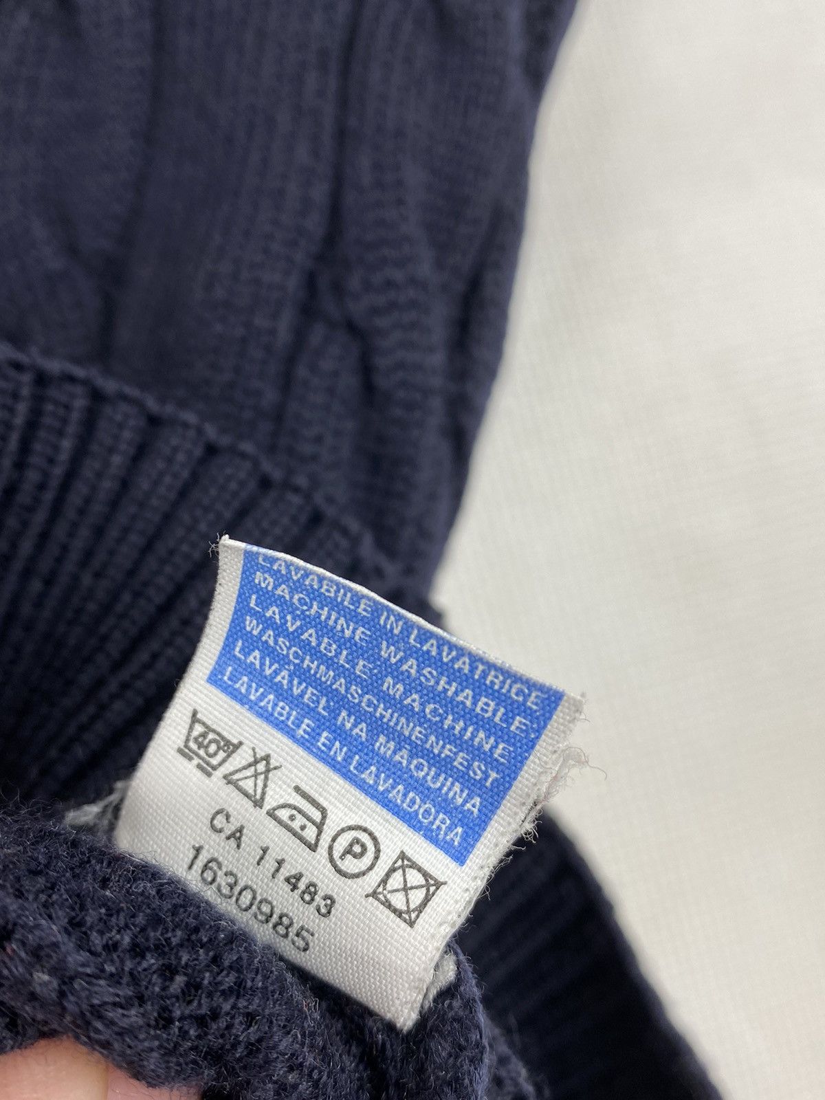 Paul & Shark × Vintage Mens Vintage Paul Shark Wool Cable Knitted Sweater Size L Size US L / EU 52-54 / 3 - 10 Thumbnail