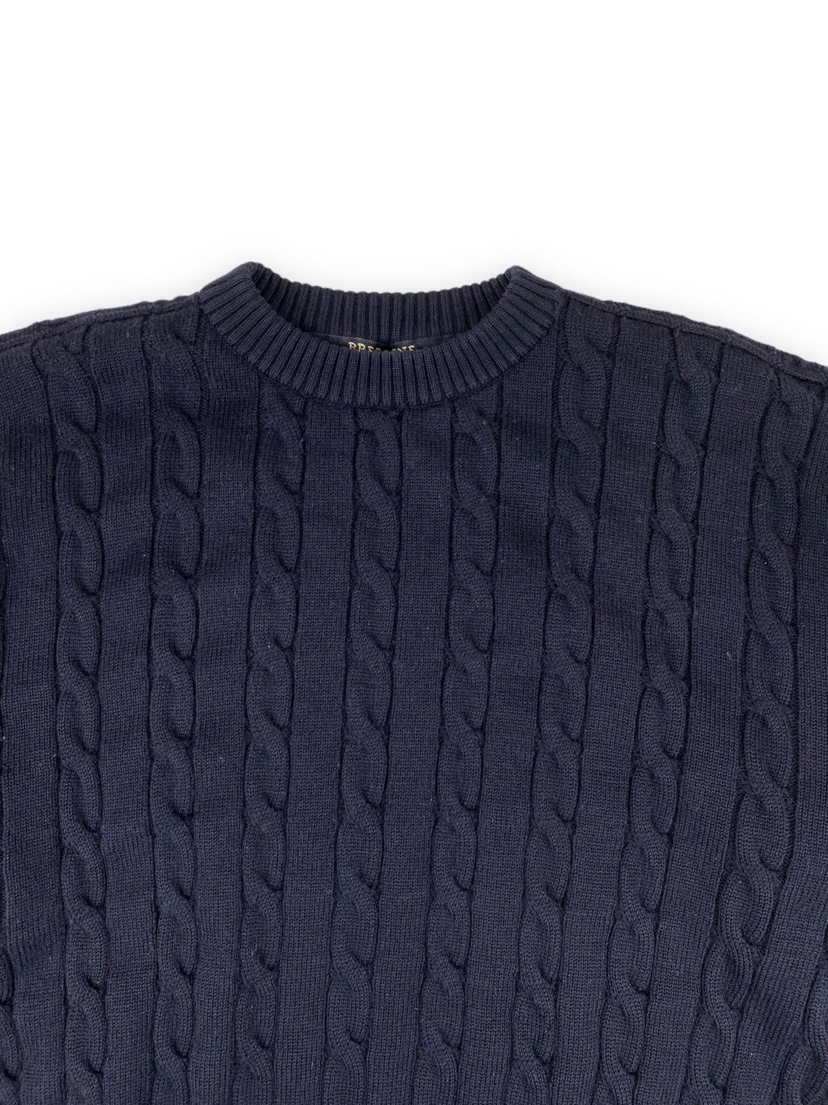 Paul & Shark × Vintage Mens Vintage Paul Shark Wool Cable Knitted Sweater Size L Size US L / EU 52-54 / 3 - 2 Thumbnail