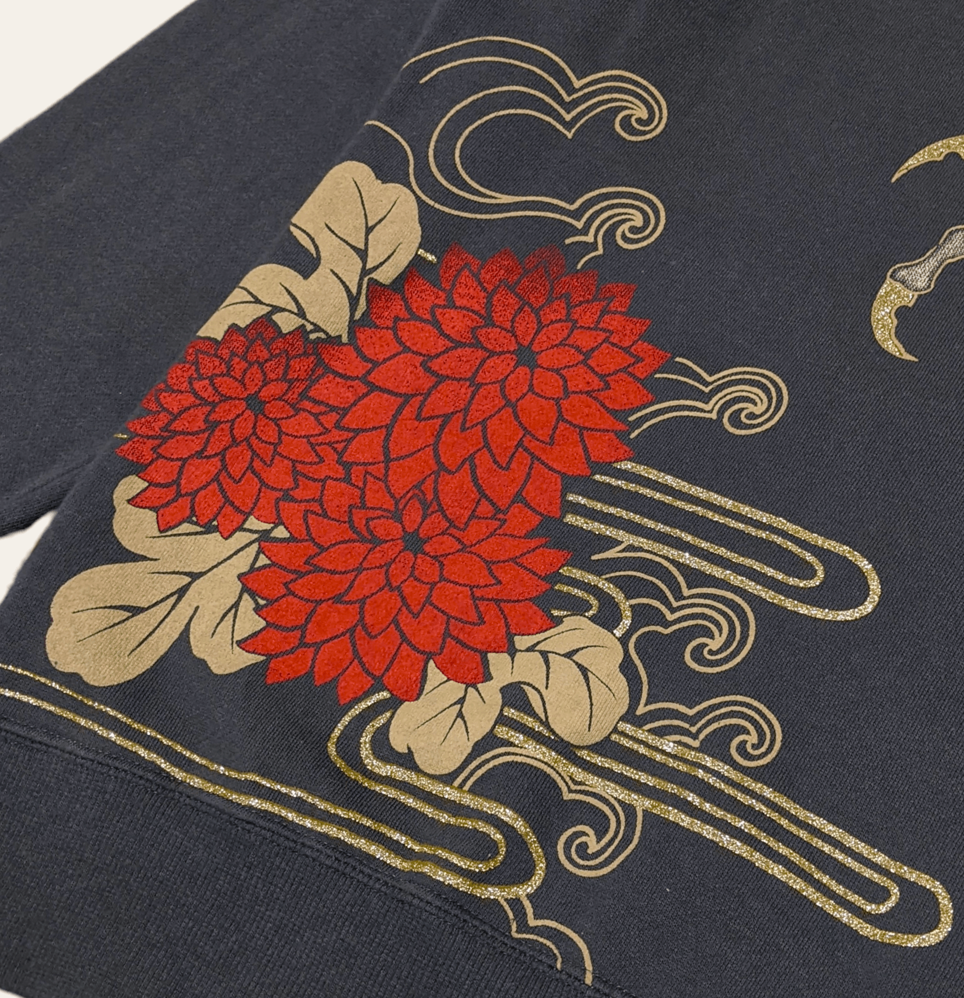 Seditionaries × Vintage Vintage 90s Rare Sorridere Sukajan Gold Dragon Sweatshirt Size US L / EU 52-54 / 3 - 6 Thumbnail