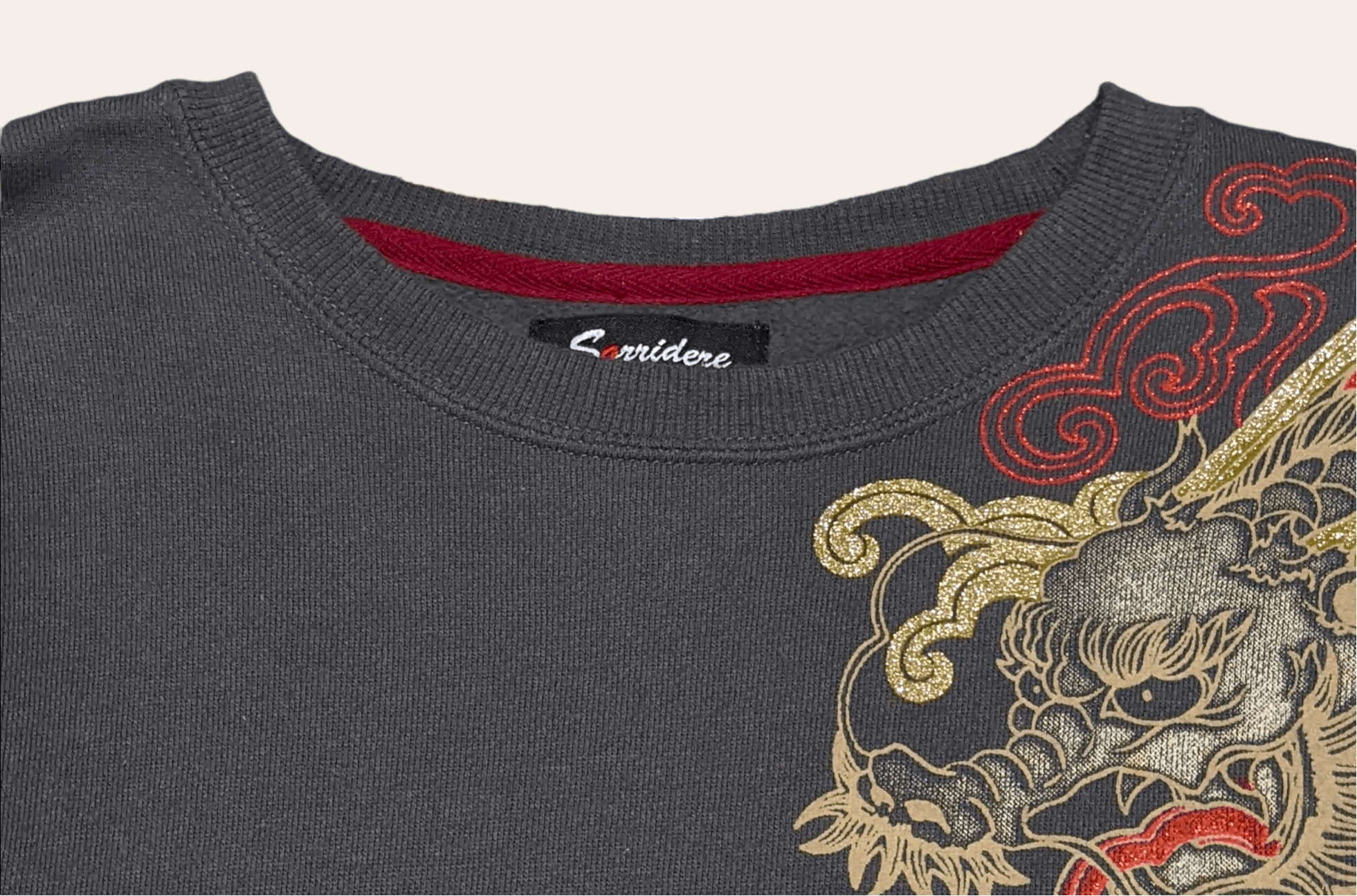 Seditionaries × Vintage Vintage 90s Rare Sorridere Sukajan Gold Dragon Sweatshirt Size US L / EU 52-54 / 3 - 10 Thumbnail