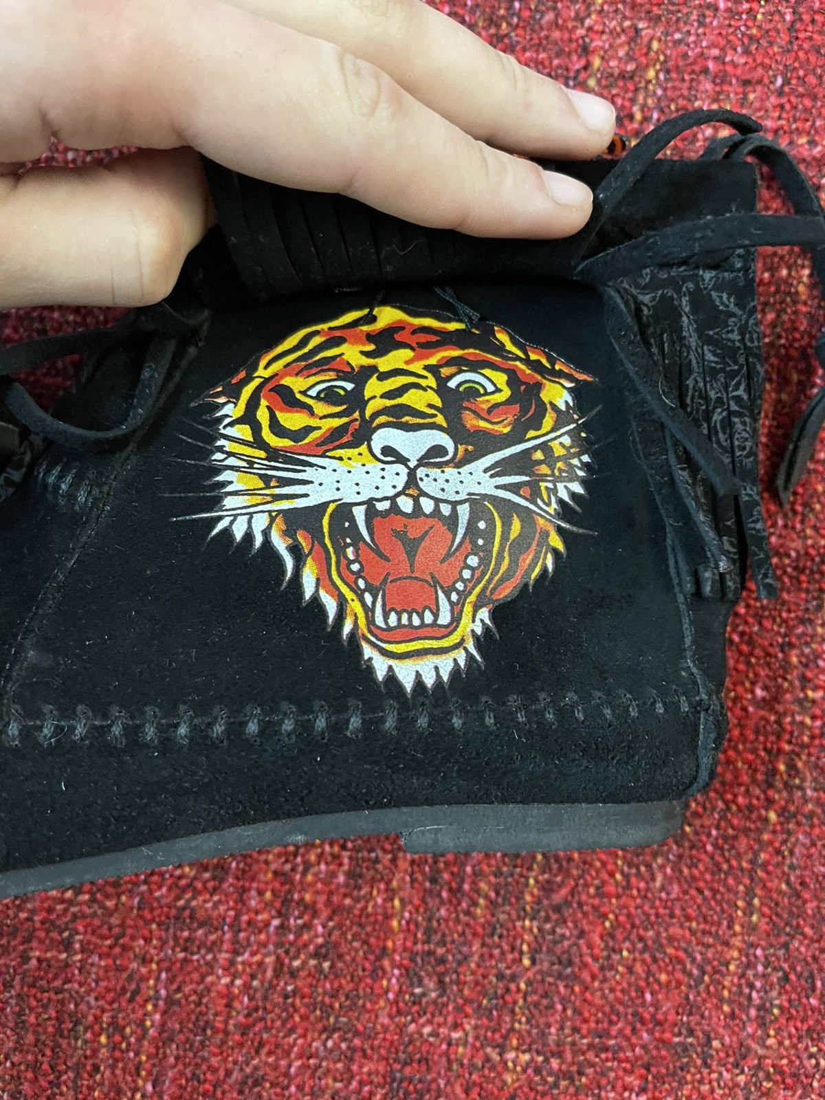 Christian Audigier × Ed Hardy × Vintage Ed Hardy by Christian Audigier vintage Y2K suede sneakers Size US 8 / IT 38 - 3 Thumbnail