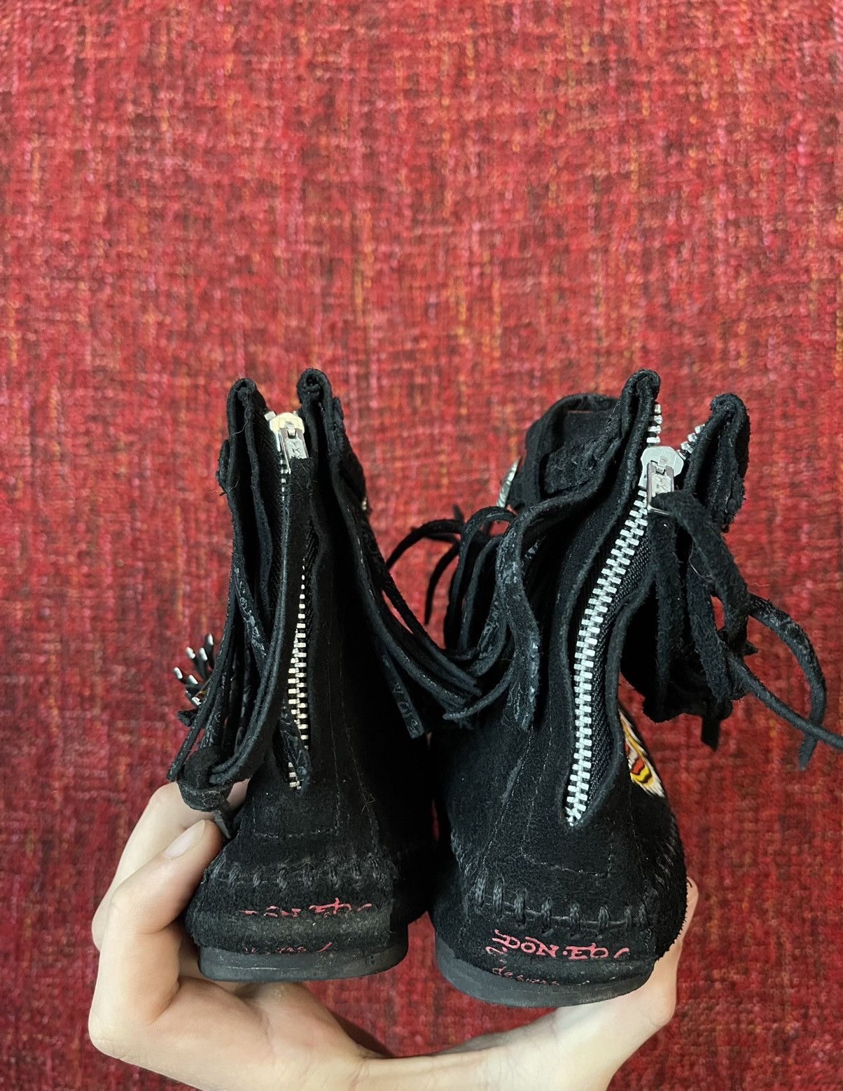 Christian Audigier × Ed Hardy × Vintage Ed Hardy by Christian Audigier vintage Y2K suede sneakers Size US 8 / IT 38 - 7 Thumbnail