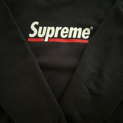 Supreme Underline Crewneck | Grailed