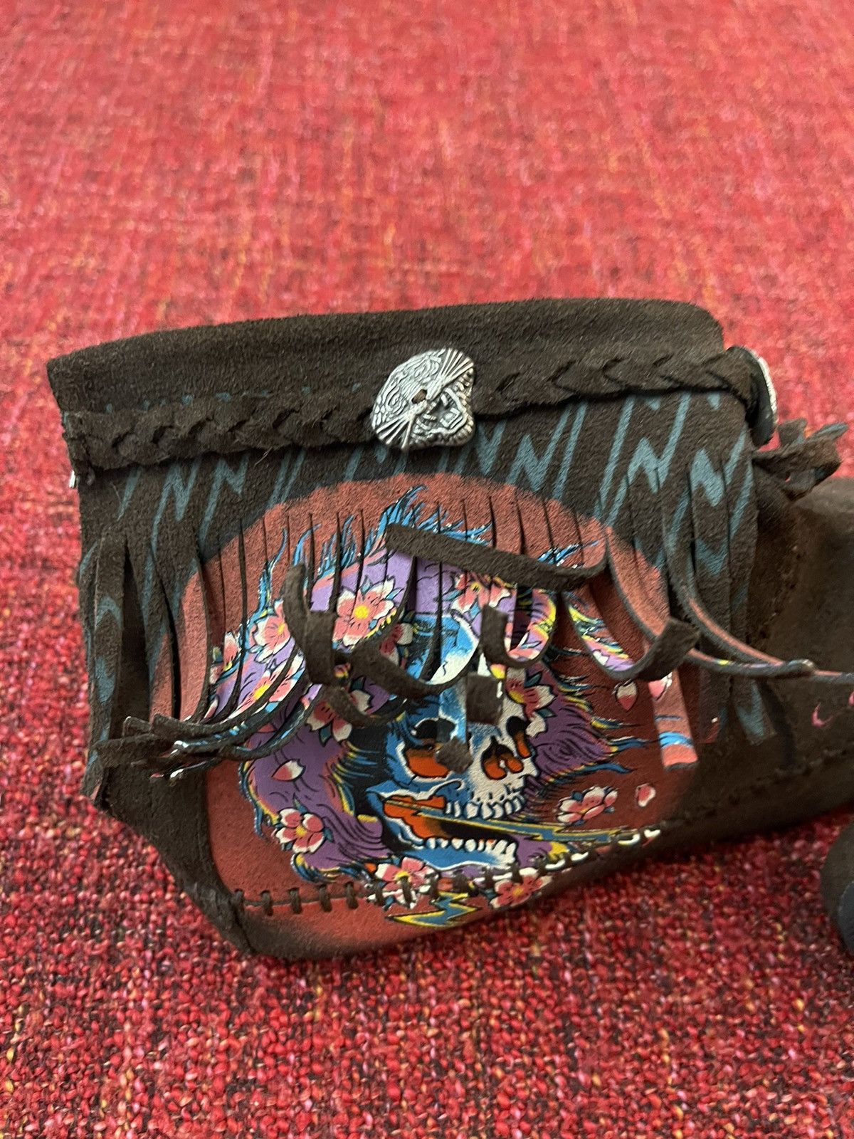 Christian Audigier × Ed Hardy × Vintage Ed Hardy by Christian Audigier Y2K vintage suede sneakers Size US 8.5 / IT 38.5 - 4 Thumbnail