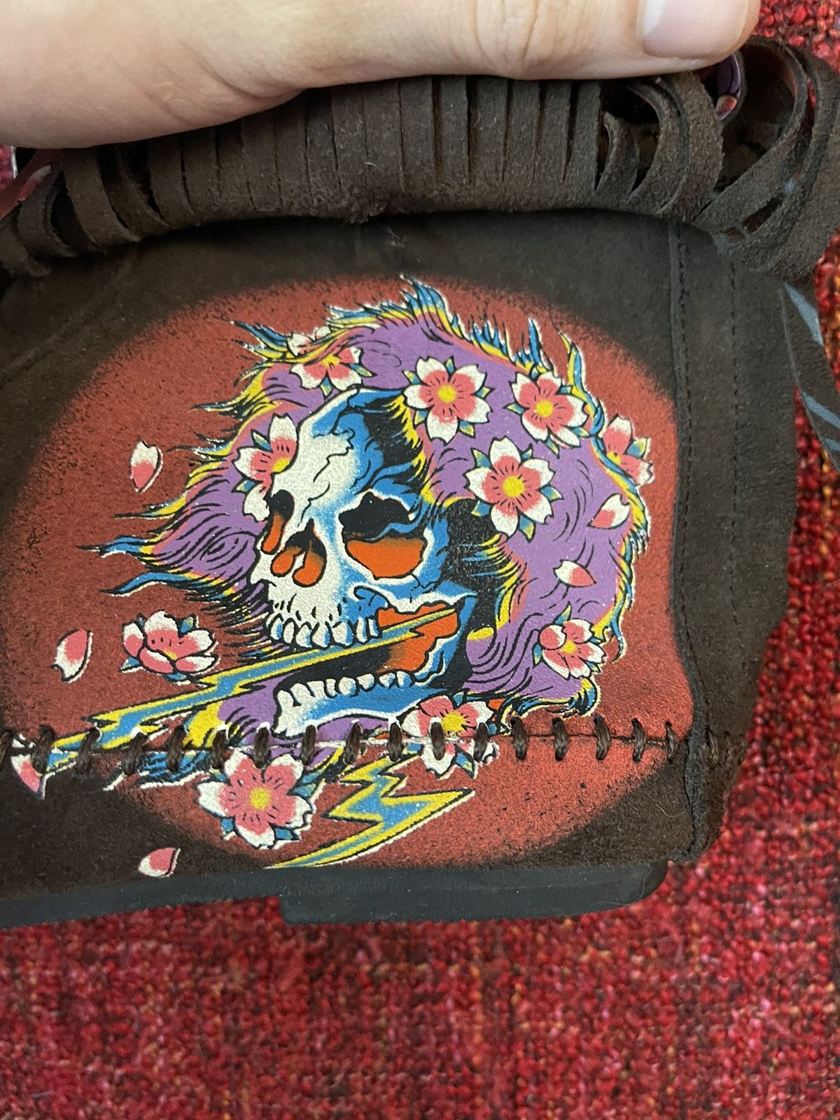 Christian Audigier × Ed Hardy × Vintage Ed Hardy by Christian Audigier Y2K vintage suede sneakers Size US 8.5 / IT 38.5 - 2 Thumbnail