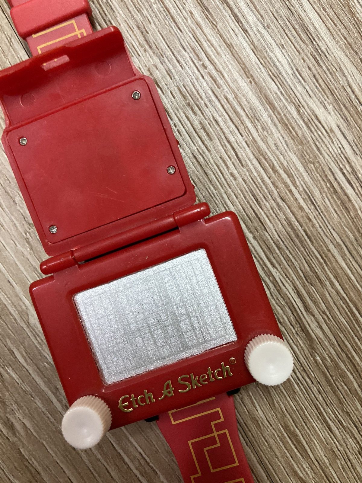 エッチ・ア・スケッチ　1995 Basic Fun Inc　腕時計　レトロ　レア Vintage 90s Etch a Sketch Magic Screen Digital Wrist Watch 1995