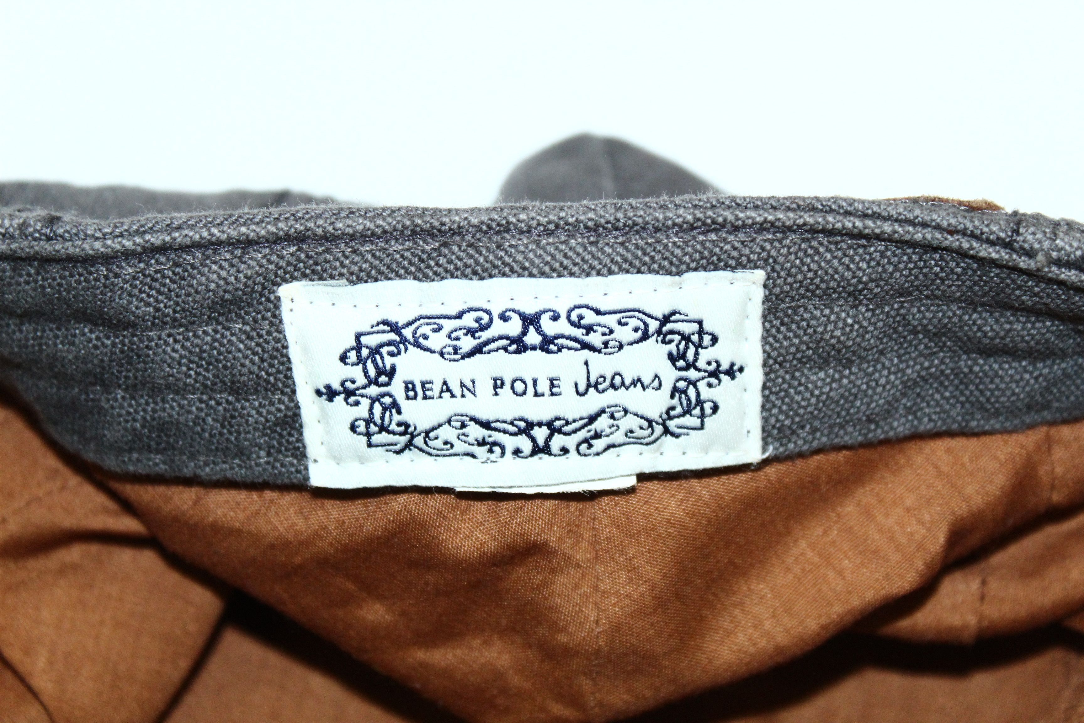 BEANPOLE Bean Pole Jeans Signatured Lined Faded Denim Casual Flat Cap Size ONE SIZE - 6 Thumbnail