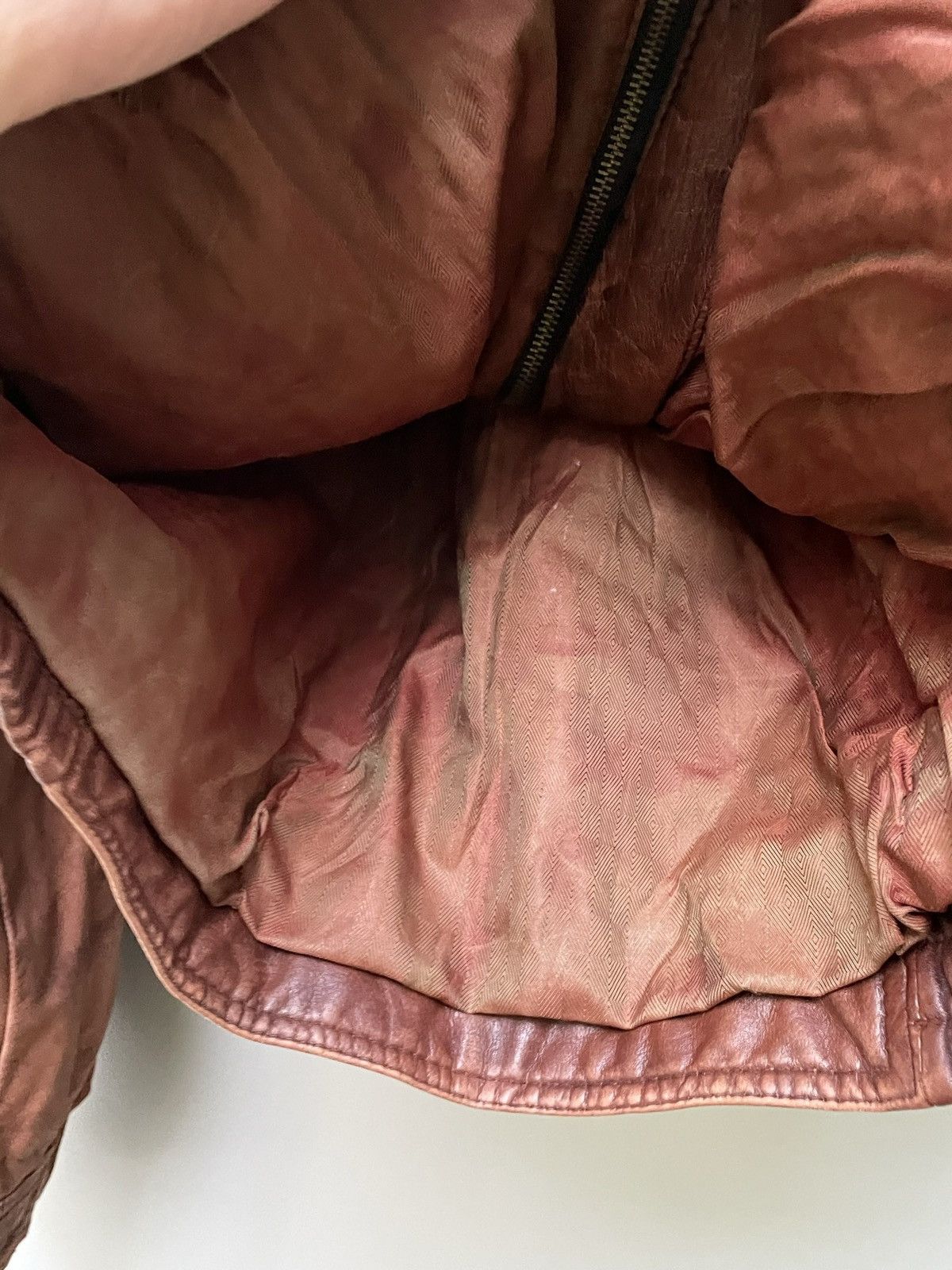 Vintage Vintage Leather jacket Italian Designer Size US L / EU 52-54 / 3 - 12 Thumbnail