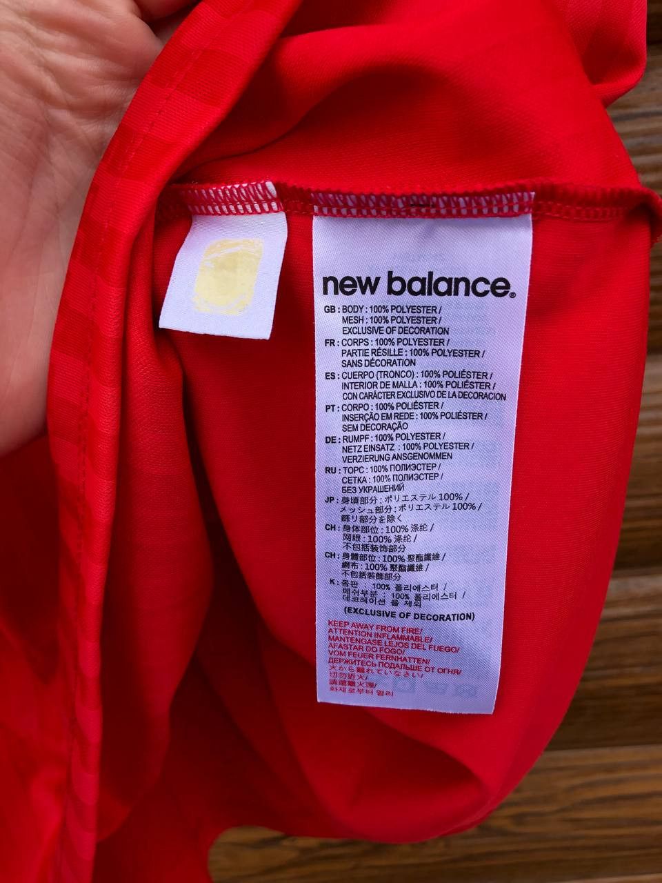 New Balance New Balance Liverpool Home Football Shirt Soccer Jersey Size US XL / EU 56 / 4 - 8 Thumbnail