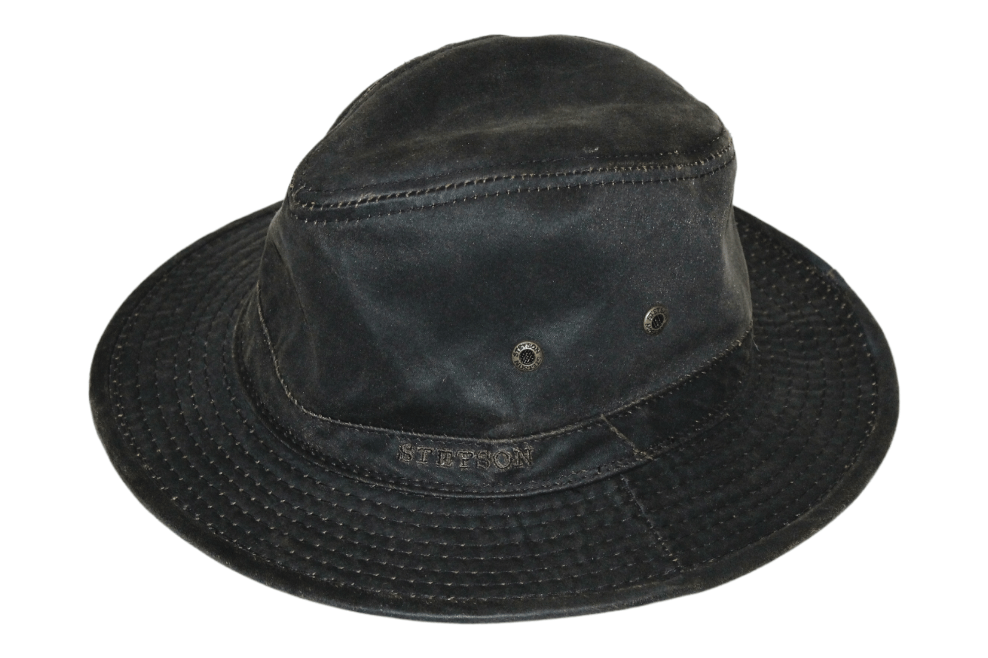 Stetson Stetson Ava Distressed Wax Cotton Hat w/t UPF 40+ Protection Size ONE SIZE - 3 Thumbnail