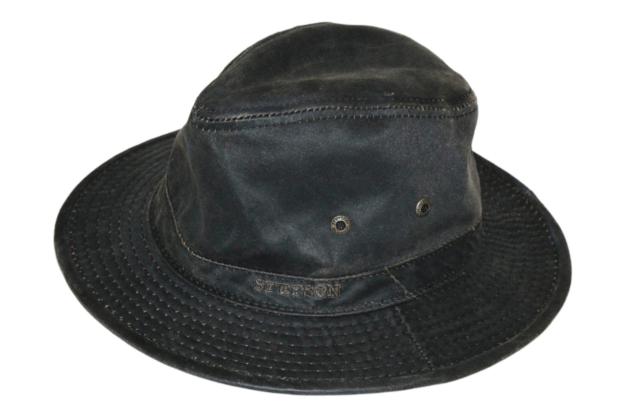Stetson Stetson Ava Distressed Wax Cotton Hat w/t UPF 40+ Protection Size ONE SIZE - 2 Thumbnail