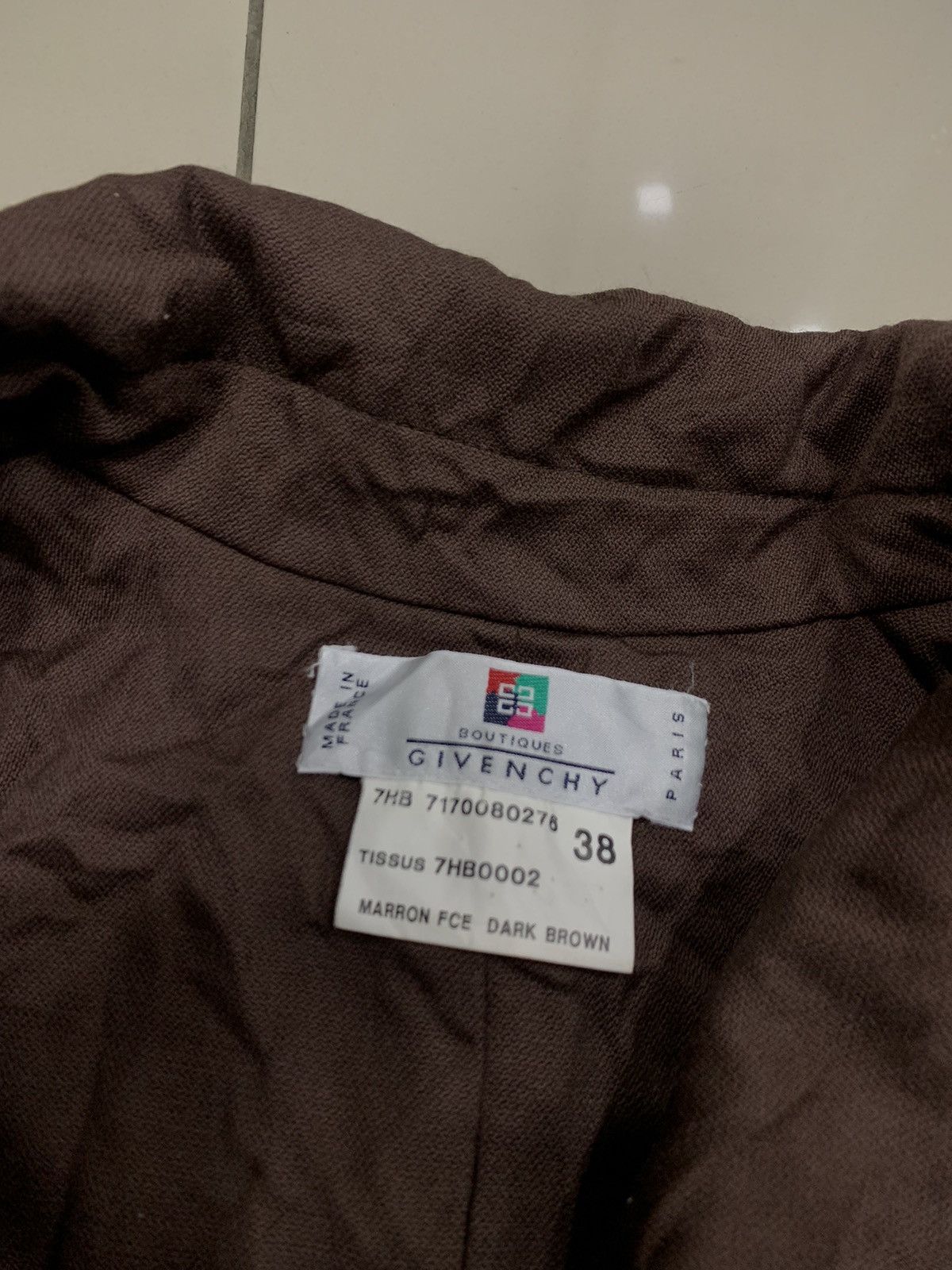 Givenchy VINTAGE GIVENCHY BOUTIQUE BROWN LONG COAT JACKET Size S / US 4 / IT 40 - 6 Thumbnail