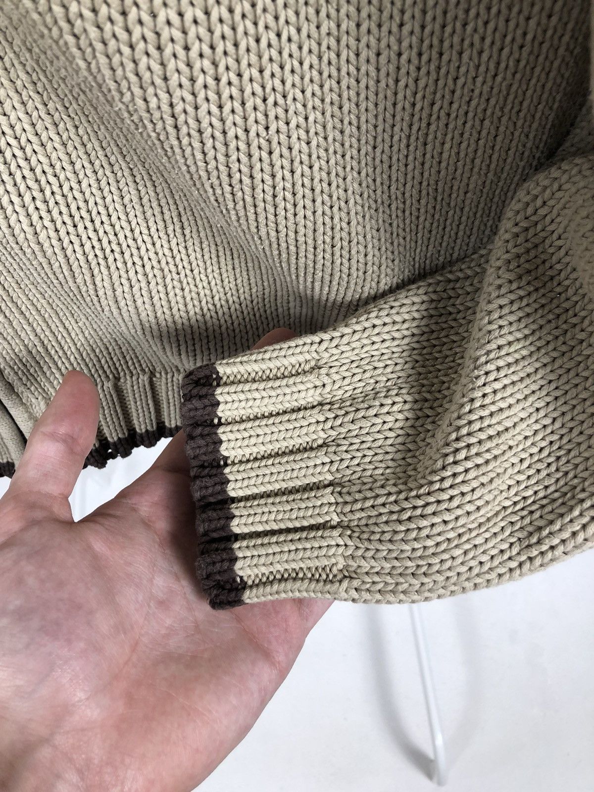 Vintage × Yves Saint Laurent Yves Saint Laurent Knitwear Full Zip Sweater 90s Size US M / EU 48-50 / 2 - 10 Thumbnail