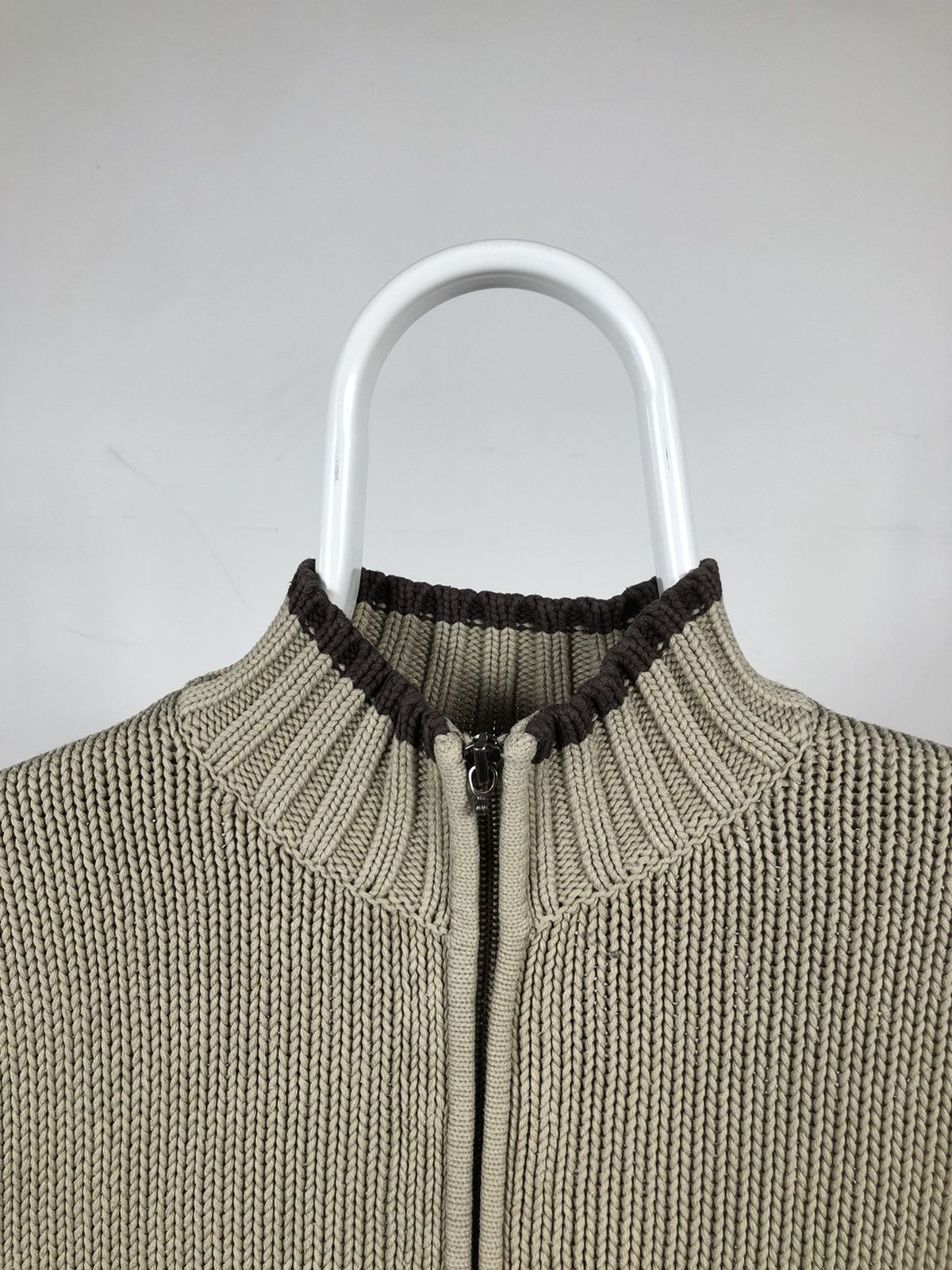 Vintage × Yves Saint Laurent Yves Saint Laurent Knitwear Full Zip Sweater 90s Size US M / EU 48-50 / 2 - 8 Thumbnail