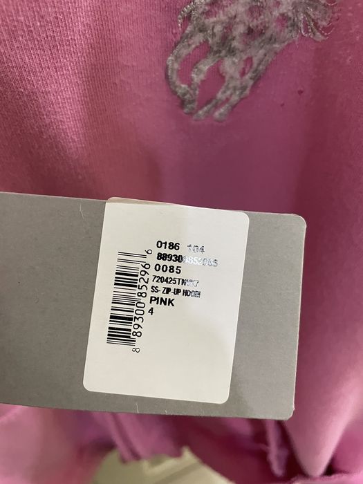 Balenciaga Winter 22 Pink Distressed Polo Zip-up Hoodie | Grailed