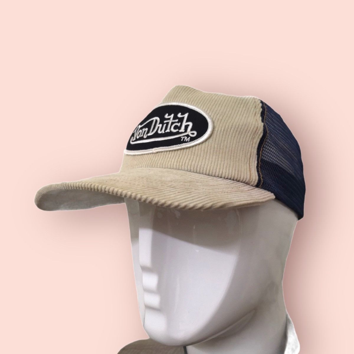 Von Dutch VINTAGE VON DUTCH CORDUROY TRUCKER SNAPBACK Size ONE SIZE - 2 Thumbnail