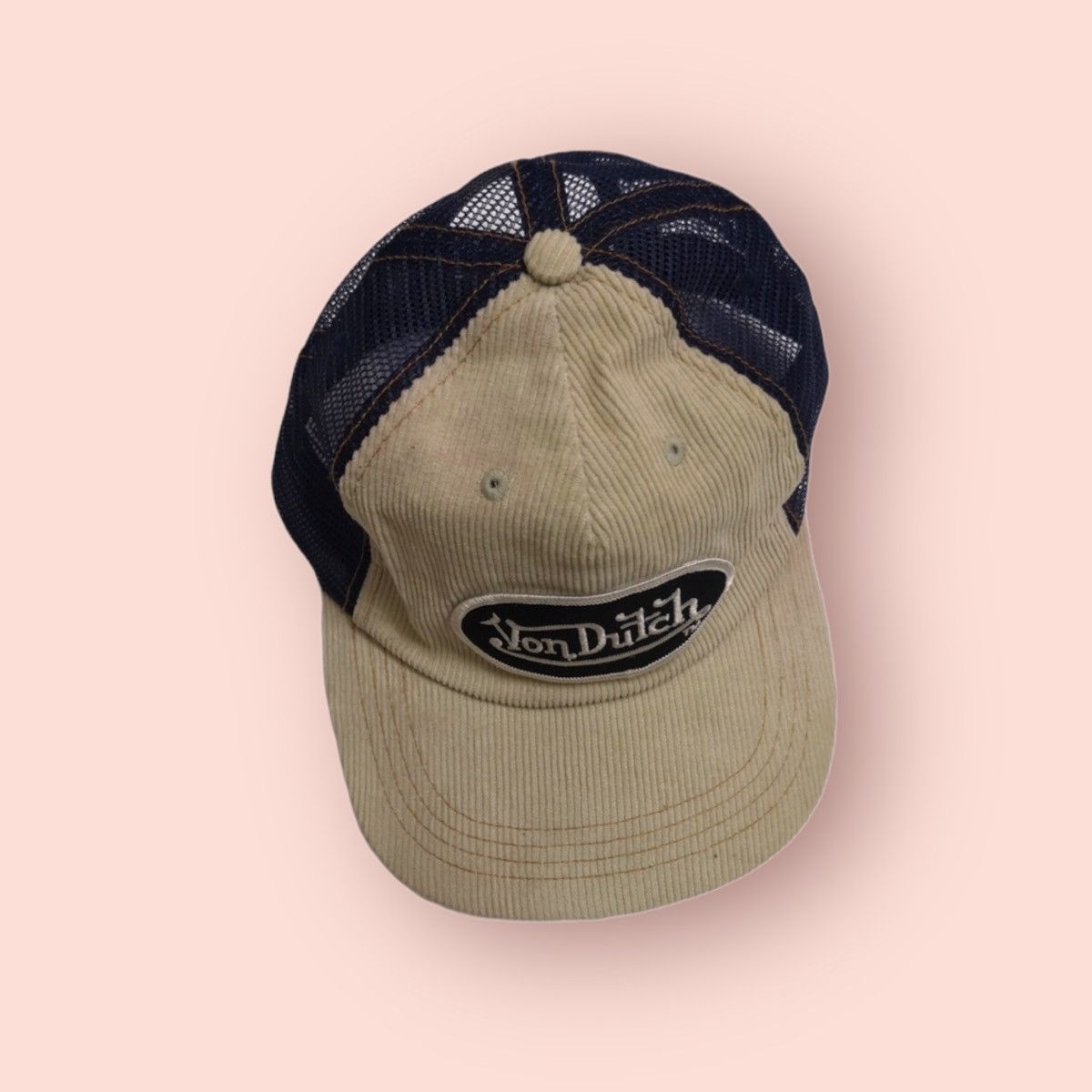 Von Dutch VINTAGE VON DUTCH CORDUROY TRUCKER SNAPBACK Size ONE SIZE - 8 Thumbnail