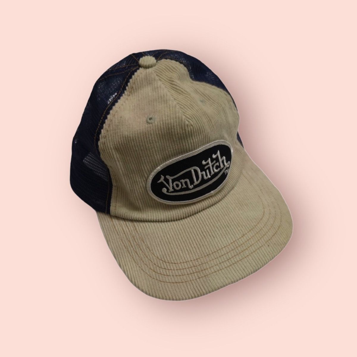 Von Dutch VINTAGE VON DUTCH CORDUROY TRUCKER SNAPBACK Size ONE SIZE - 10 Thumbnail