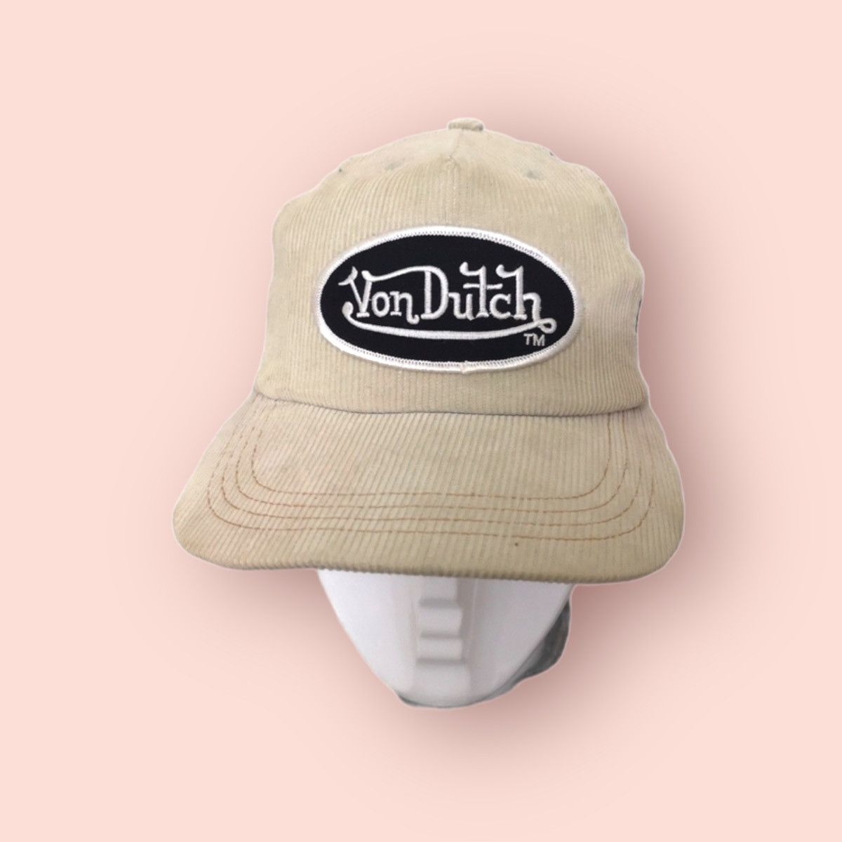 Von Dutch VINTAGE VON DUTCH CORDUROY TRUCKER SNAPBACK Size ONE SIZE - 9 Thumbnail