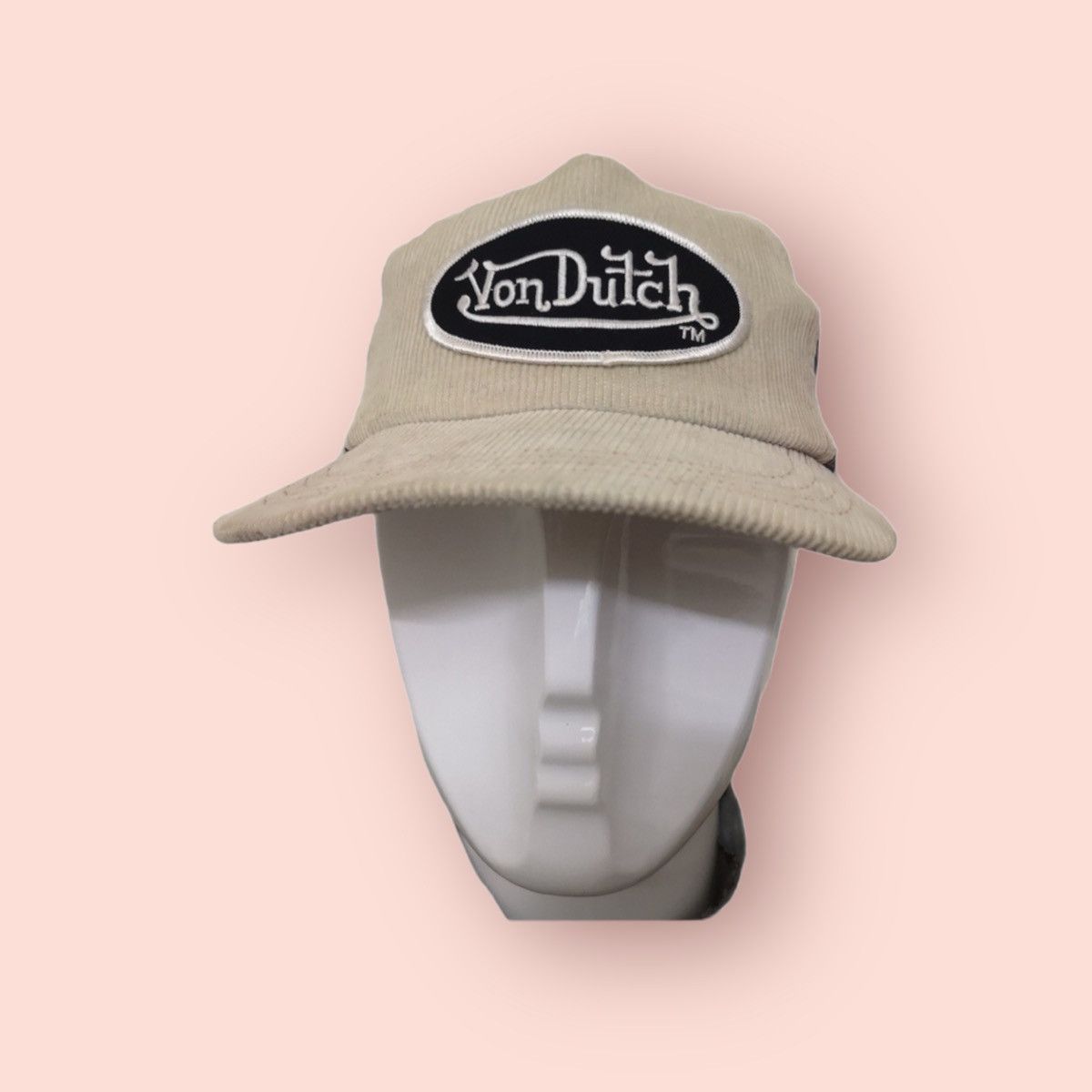 Von Dutch VINTAGE VON DUTCH CORDUROY TRUCKER SNAPBACK Size ONE SIZE - 6 Thumbnail