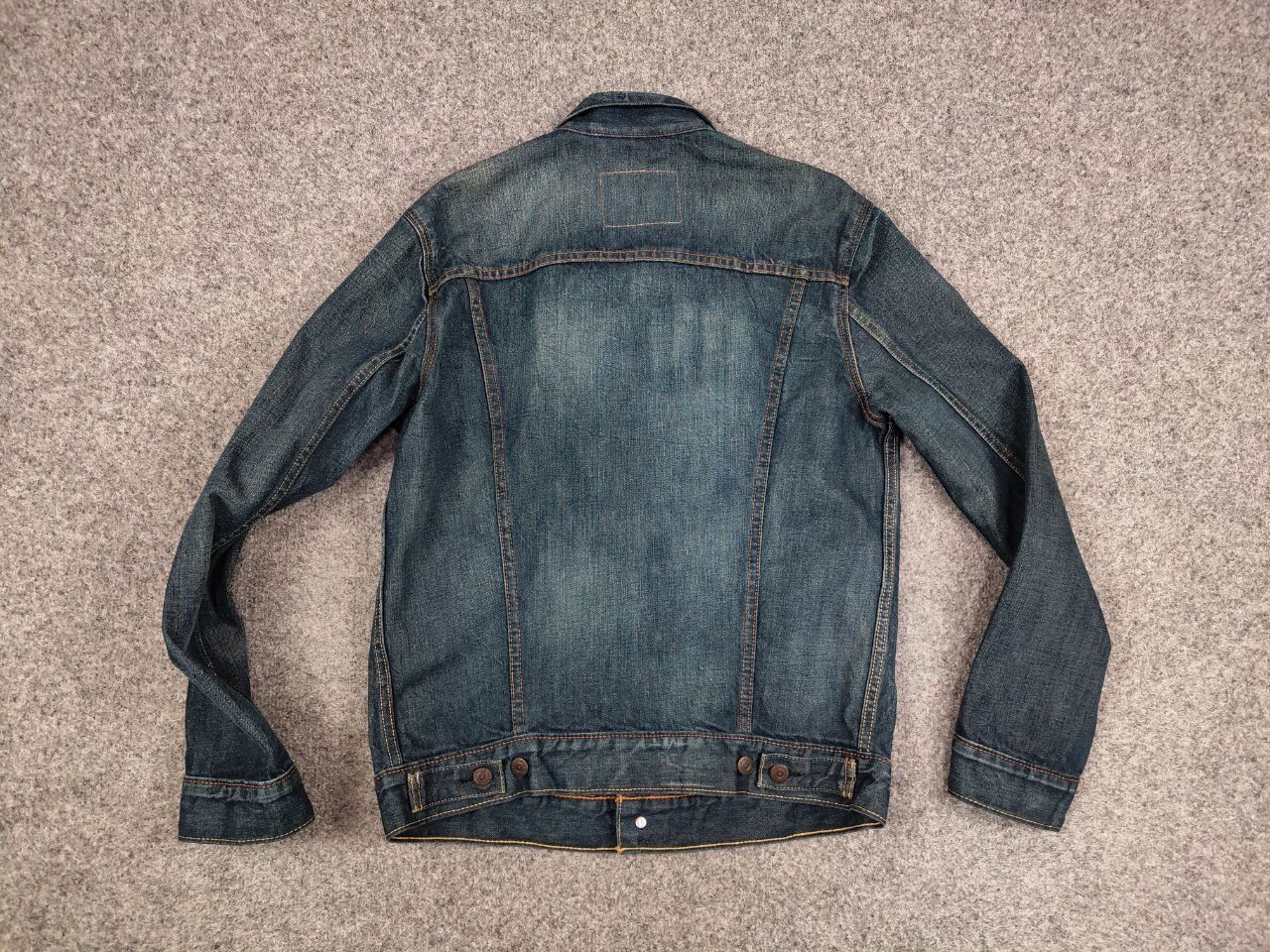 Levi's Vintgae Levis Dark Wash Denim Trucker Jean Jacket Button Up Size US M / EU 48-50 / 2 - 17 Thumbnail
