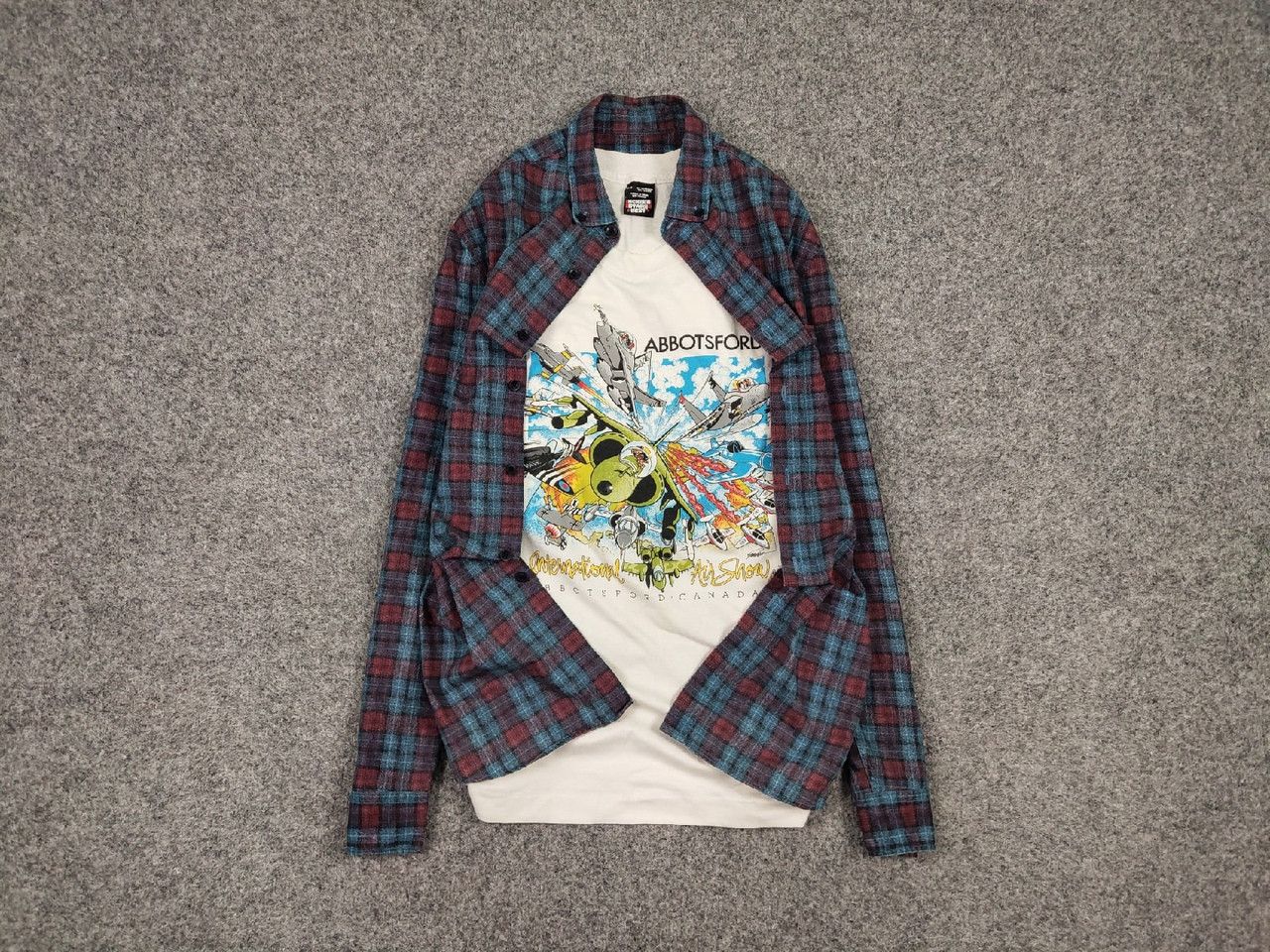 Flannel Vintage Flannel Shirt Travis Scott Style Size US M / EU 48-50 / 2 - 1 Thumbnail