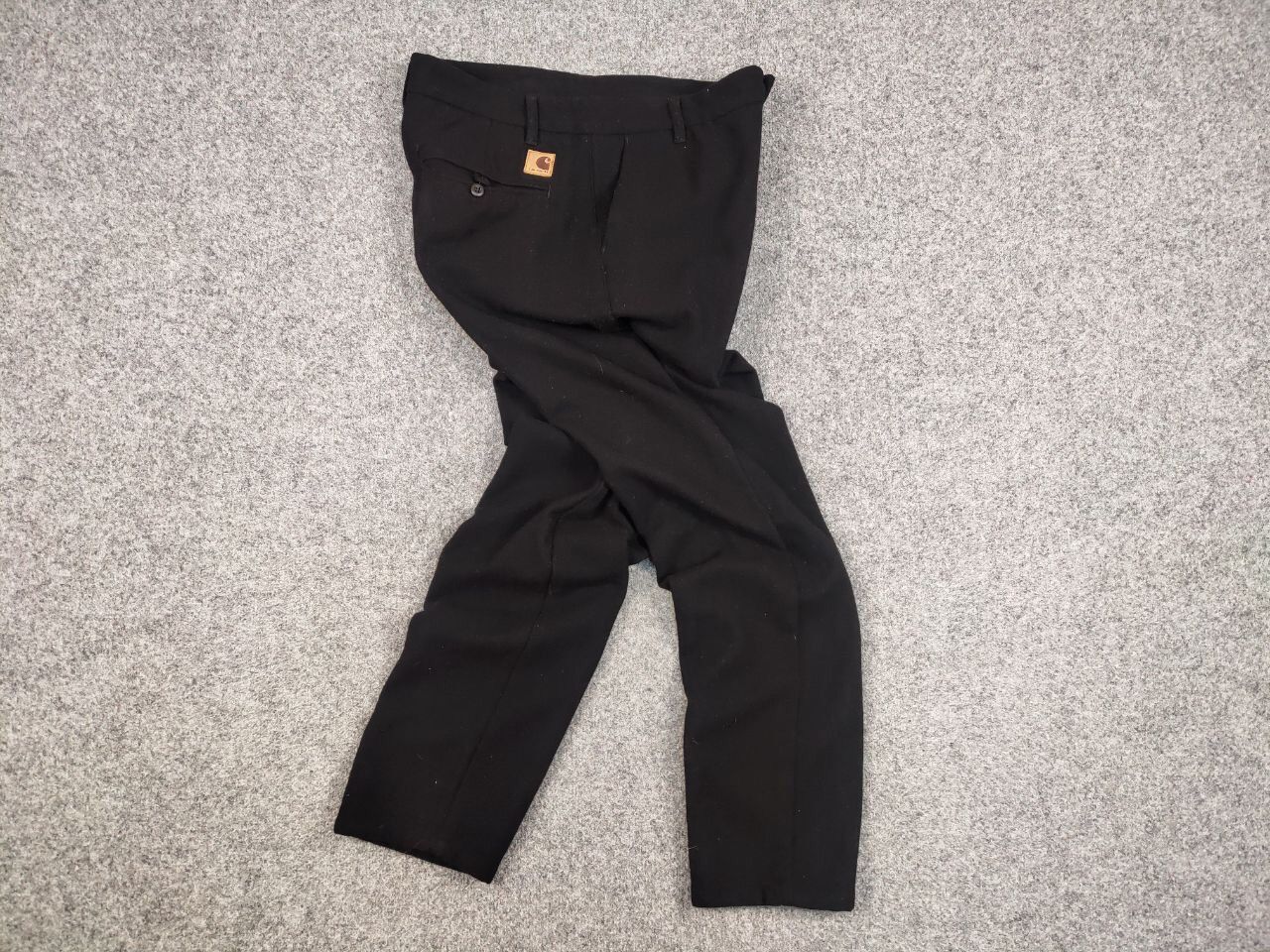 Carhartt Carhartt Wip Nevada Chino Black Wool Pants Patch Logo Size US 34 / EU 50 - 15 Thumbnail
