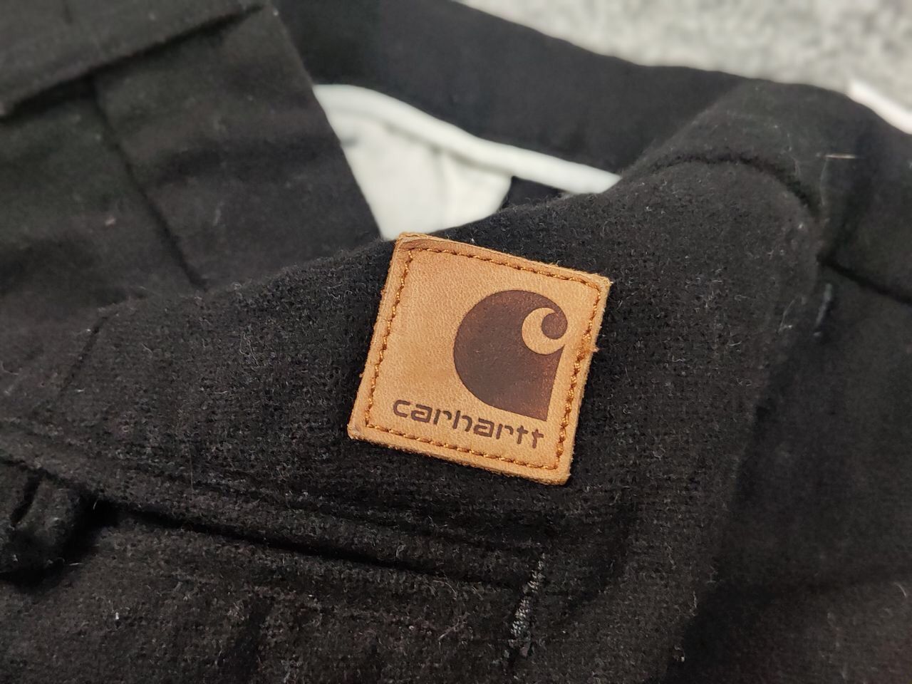 Carhartt Carhartt Wip Nevada Chino Black Wool Pants Patch Logo Size US 34 / EU 50 - 17 Thumbnail
