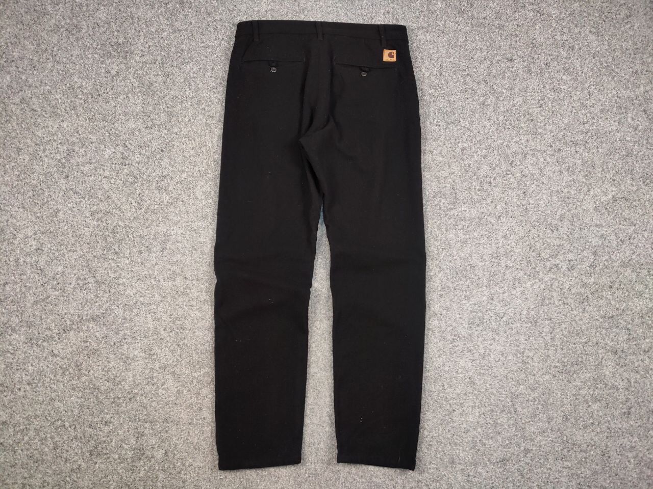 Carhartt Carhartt Wip Nevada Chino Black Wool Pants Patch Logo Size US 34 / EU 50 - 13 Thumbnail