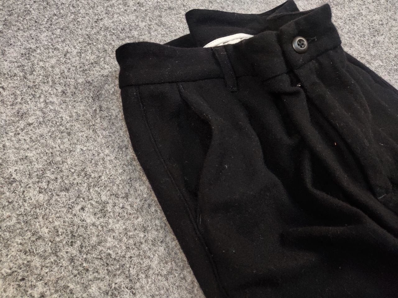 Carhartt Carhartt Wip Nevada Chino Black Wool Pants Patch Logo Size US 34 / EU 50 - 11 Thumbnail
