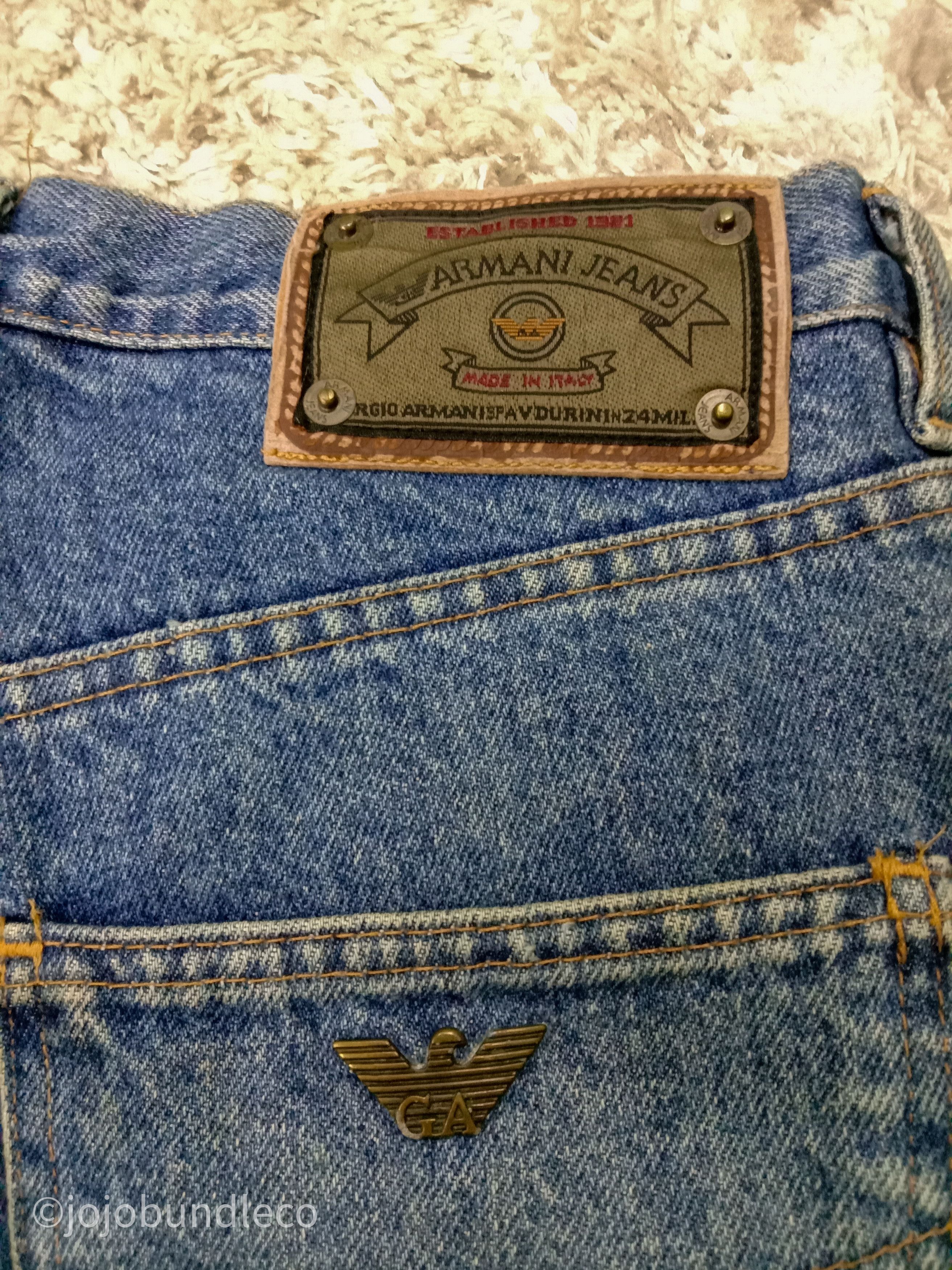 Giorgio Armani VTG Giorgio Armani blue denim Size US 30 / EU 46 - 5 Thumbnail