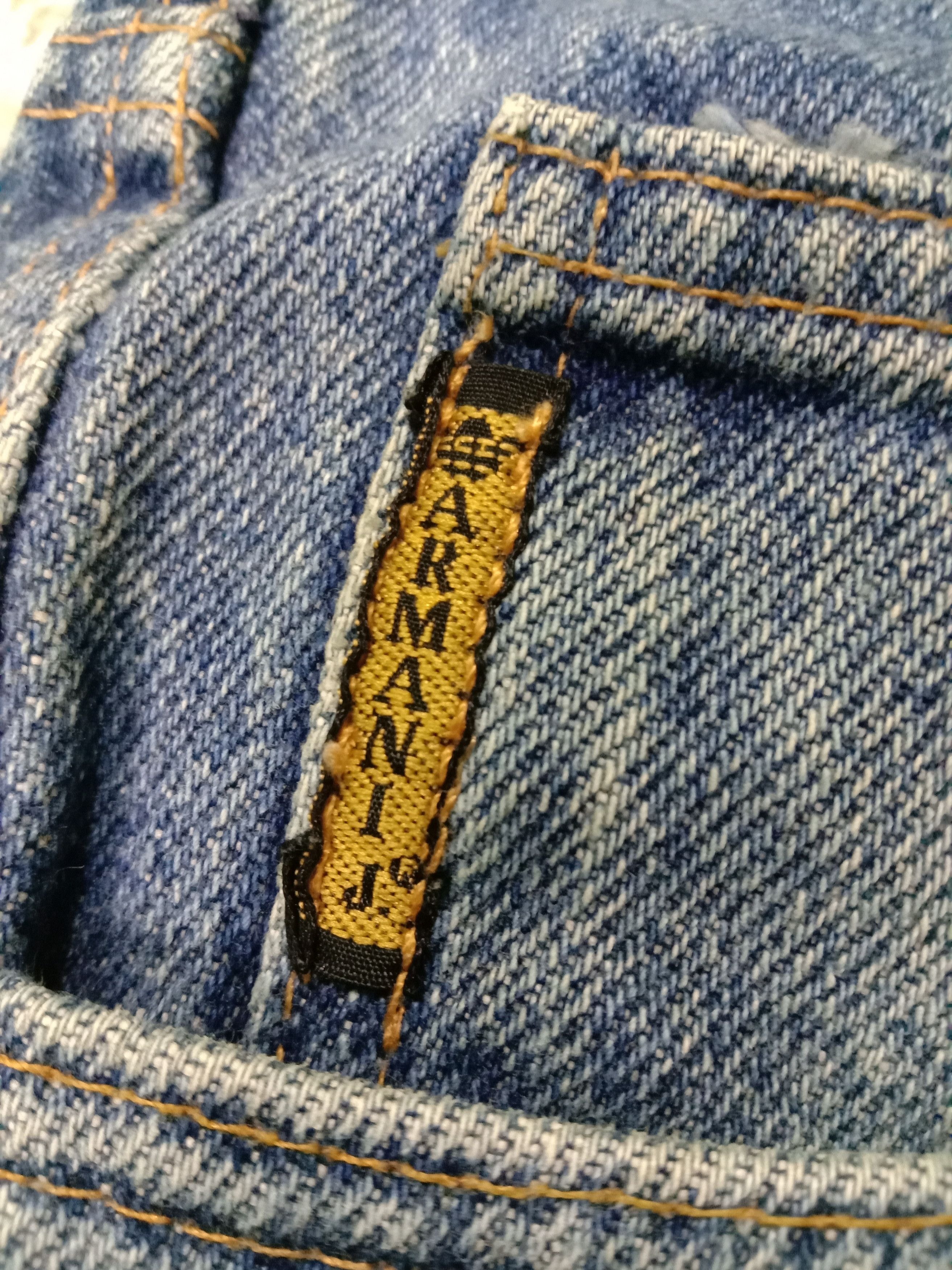 Giorgio Armani VTG Giorgio Armani blue denim Size US 30 / EU 46 - 4 Thumbnail