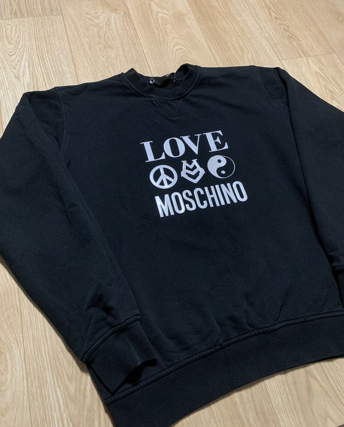 Moschino Love Moschino Big Logo Sweatshirt Size M Size US M / EU 48-50 / 2 - 3 Thumbnail