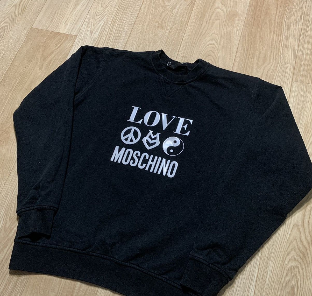 Moschino Love Moschino Big Logo Sweatshirt Size M Size US M / EU 48-50 / 2 - 2 Thumbnail