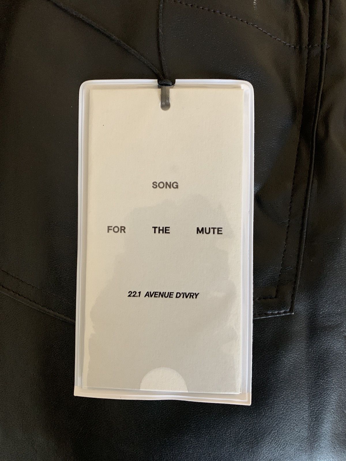 Song For The Mute Faux Leather Flare Pants Size US 29 - 9 Thumbnail