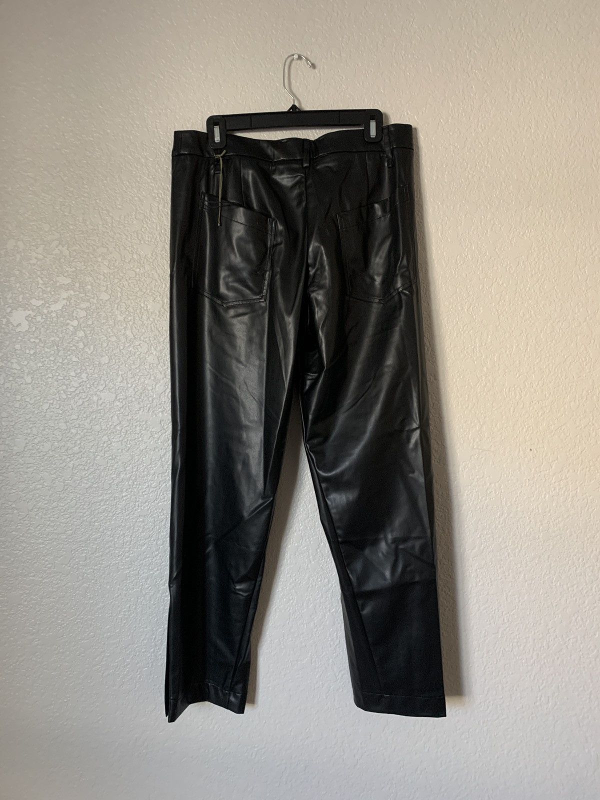 Song For The Mute Faux Leather Flare Pants Size US 29 - 8 Thumbnail