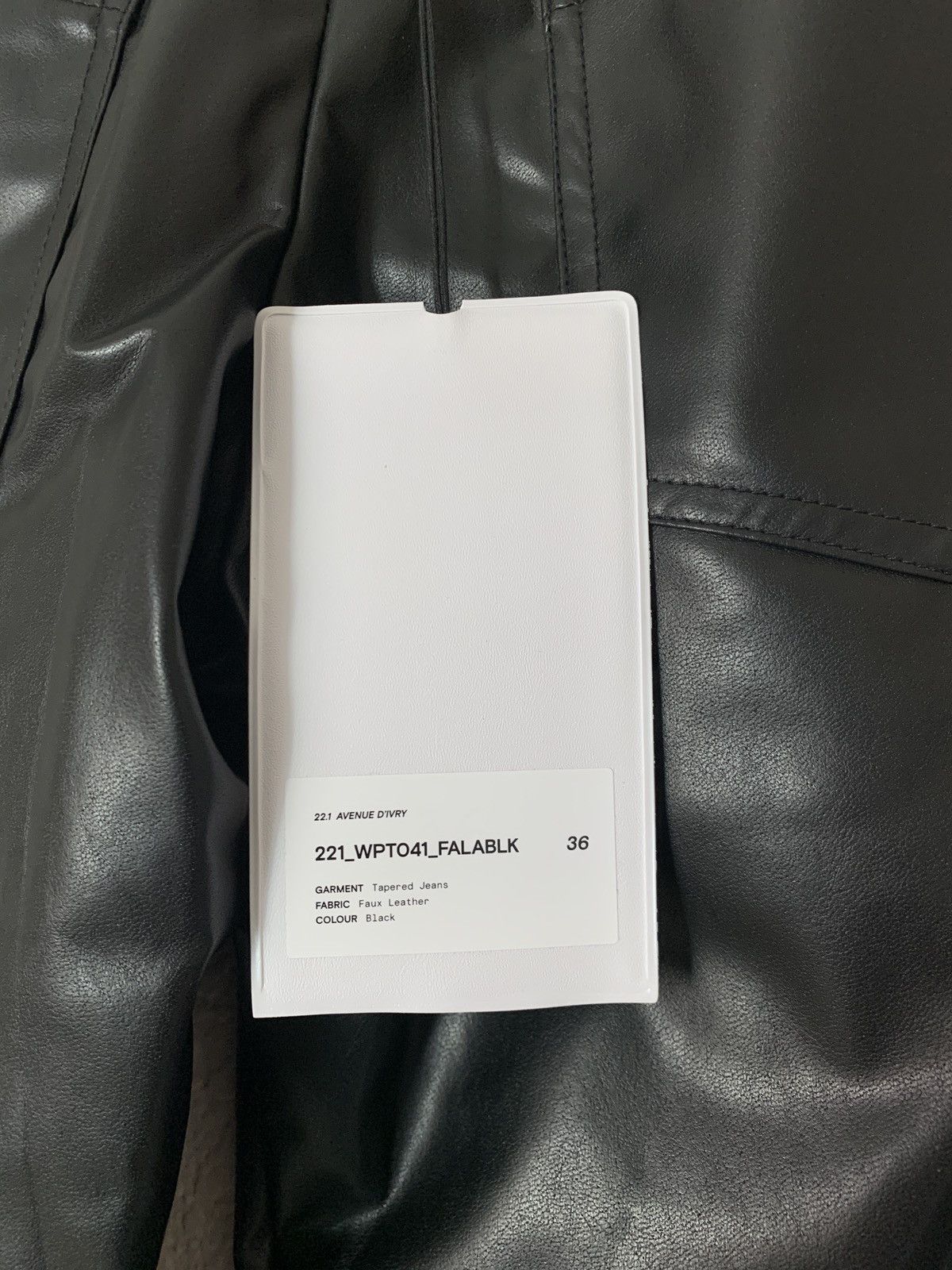 Song For The Mute Faux Leather Flare Pants Size US 29 - 10 Thumbnail