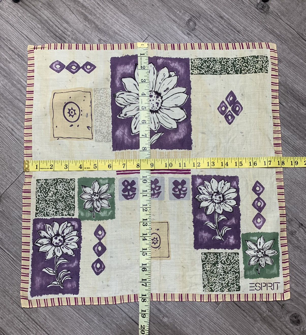 Esprit Vintage Esprit Handkerchief Bandana Neckerchief Size ONE SIZE - 6 Thumbnail
