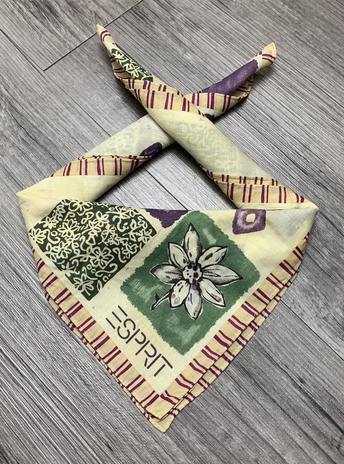 Esprit Vintage Esprit Handkerchief Bandana Neckerchief Size ONE SIZE - 1 Thumbnail