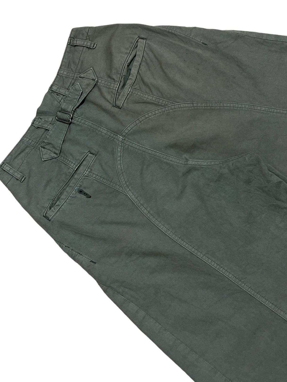 Issey Miyake × Vintage × Zucca Japan 90s Designer Zucca Wild Leg Cropped Pant Size US 27 - 6 Thumbnail