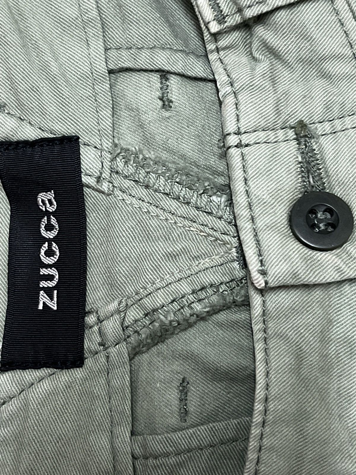 Issey Miyake × Vintage × Zucca Japan 90s Designer Zucca Wild Leg Cropped Pant Size US 27 - 8 Thumbnail