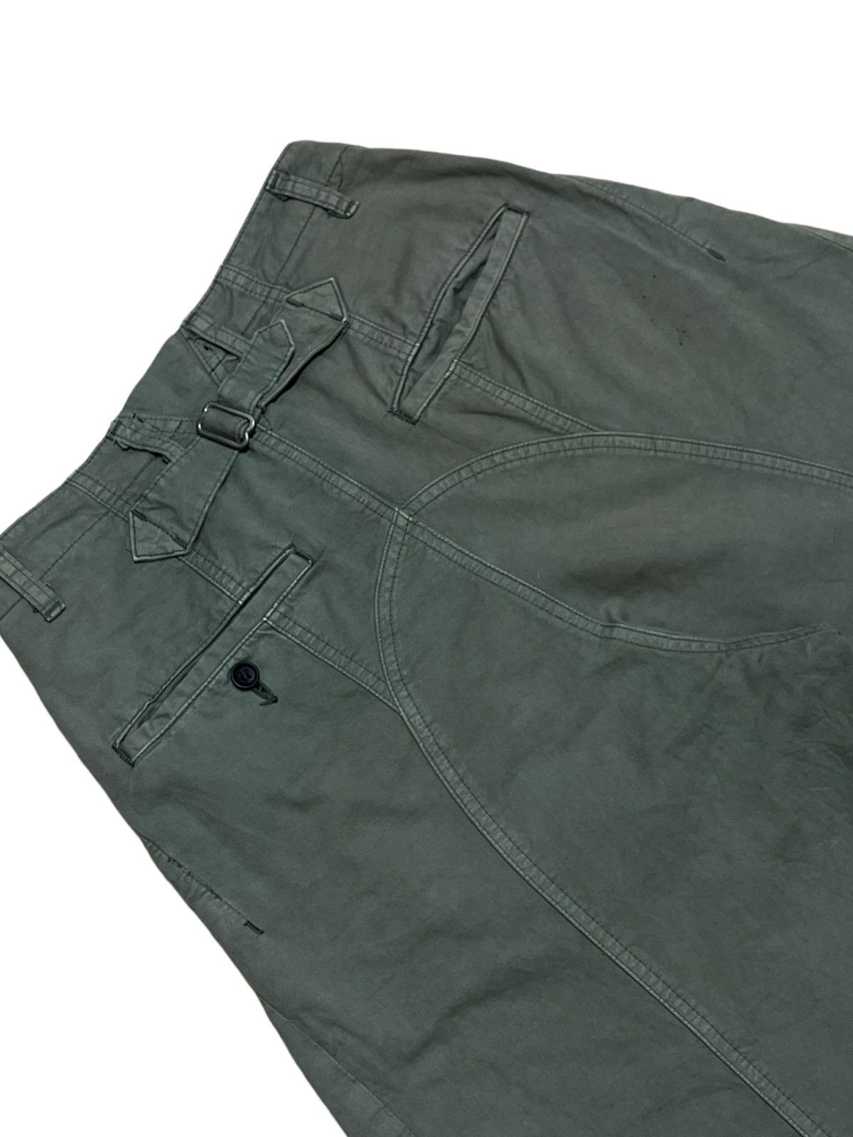 Issey Miyake × Vintage × Zucca Japan 90s Designer Zucca Wild Leg Cropped Pant Size US 27 - 7 Thumbnail