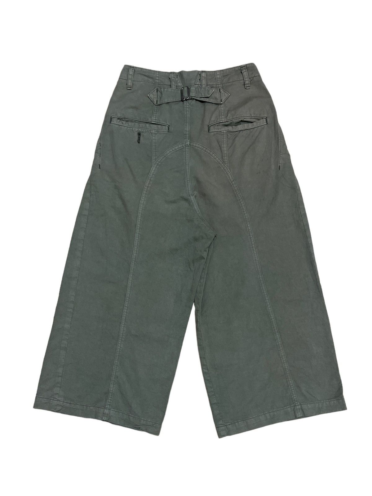 Issey Miyake × Vintage × Zucca Japan 90s Designer Zucca Wild Leg Cropped Pant Size US 27 - 5 Thumbnail