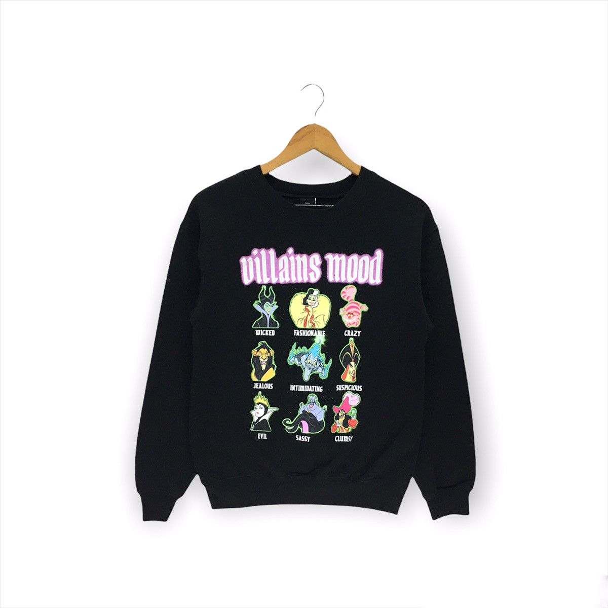 Vintage Villians Mood Disney Cartoon Sweatshirt