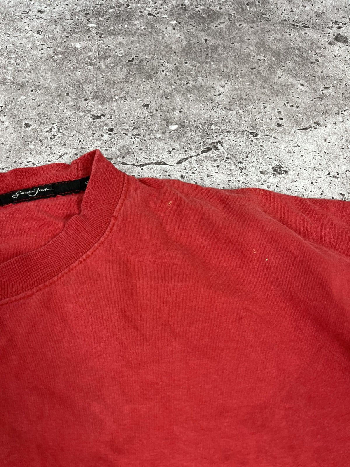 Rap Tees × Vintage Puff Diddy Sean John Vintage 00s Red T Shirt Size US XXL / EU 58 / 5 - 9 Thumbnail