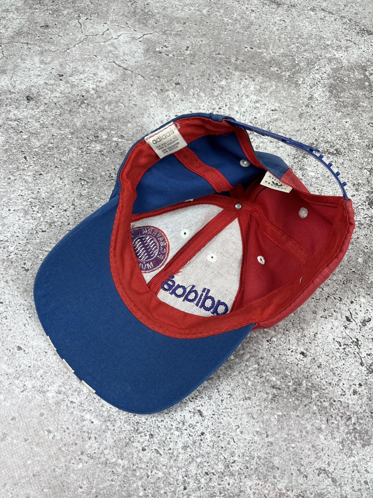 Adidas × Vintage Adidas Bayern Vintage 90s 3 Stripes Cap Size ONE SIZE - 7 Thumbnail