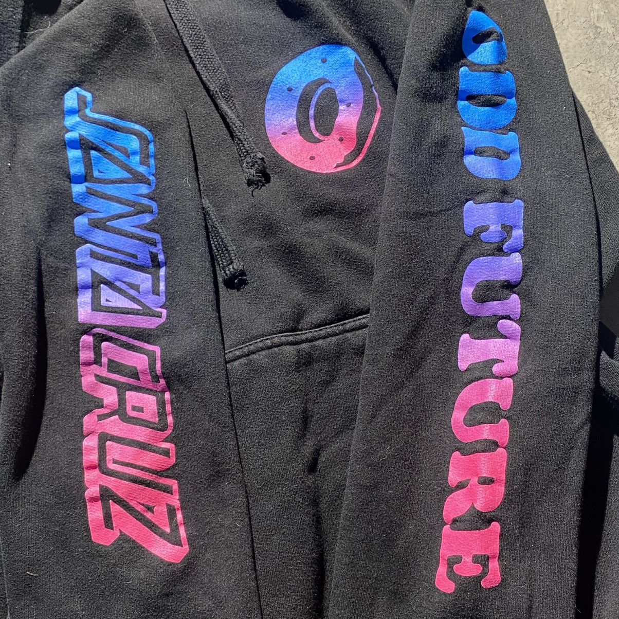 Odd future x santa 2024 cruz fade black hoodie