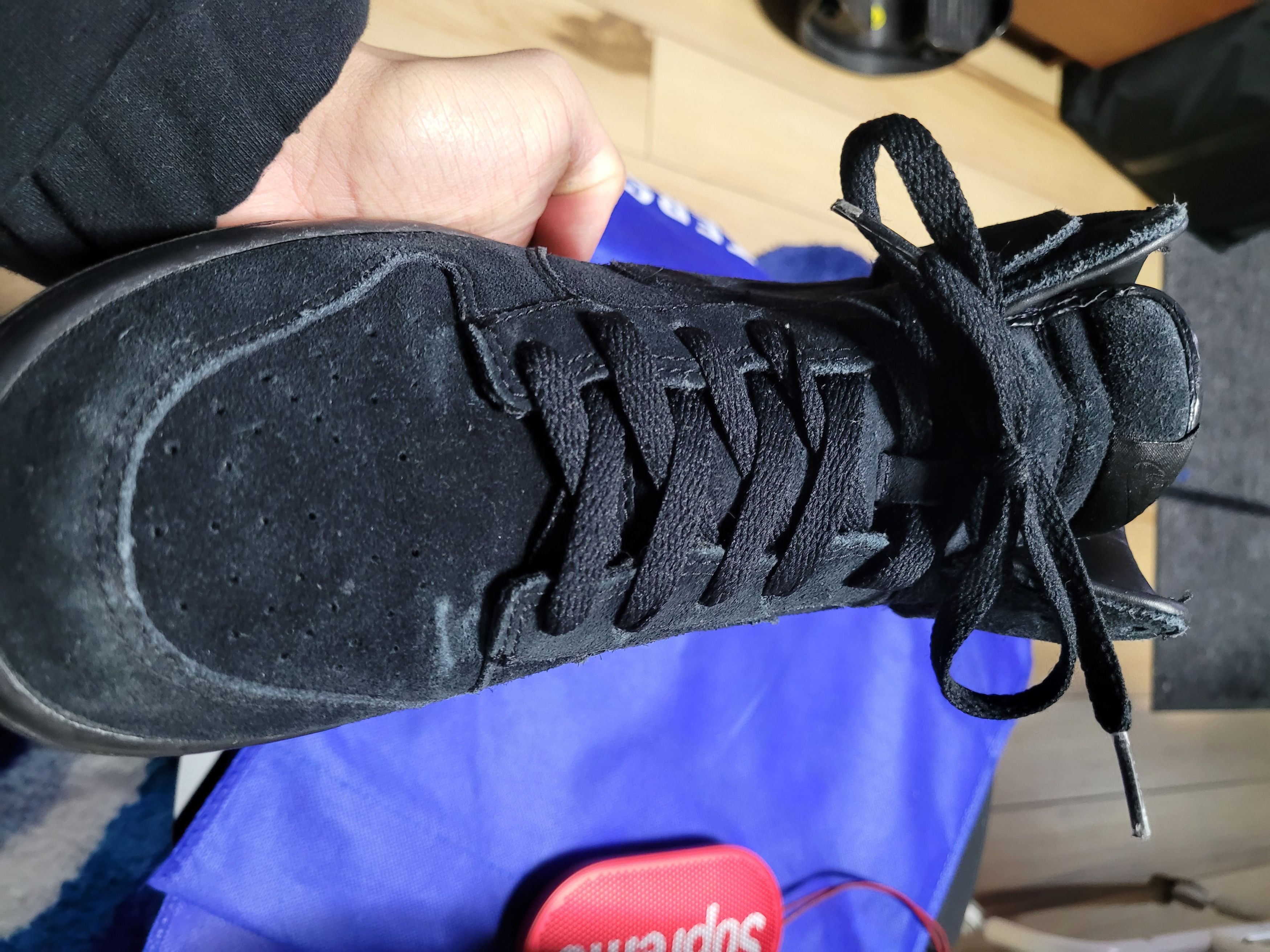 A.P.C. × Nike Nike dunk high APC black suede size 8.5 M 2012 Size US 8.5 / EU 41-42 - 3 Thumbnail